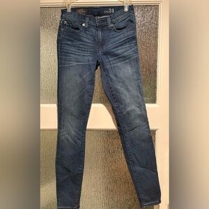 Zara Women's Skinny Jeans - Dark Blue